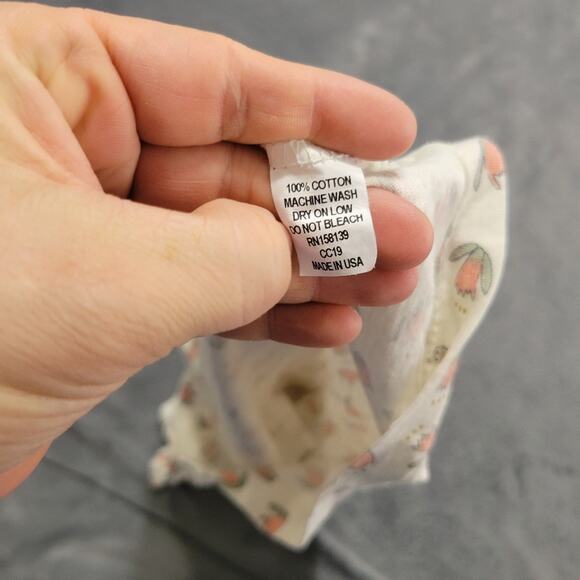 Childhood Shirt Girls 18-24 Months Cream Sage Tulip Floral Breathable Cotton Top - Picture 8 of 10